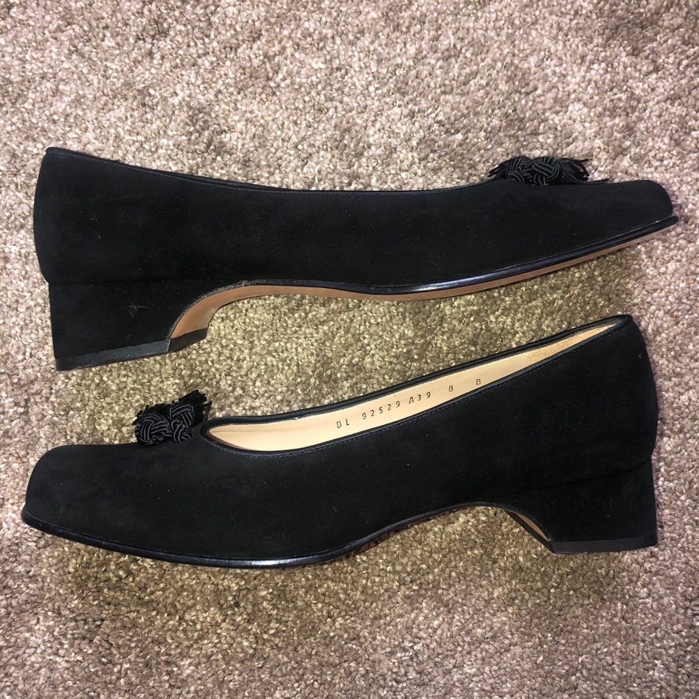 Salvatore Ferragamo Suede, Tasseled Shoes - Picture 2 of 11